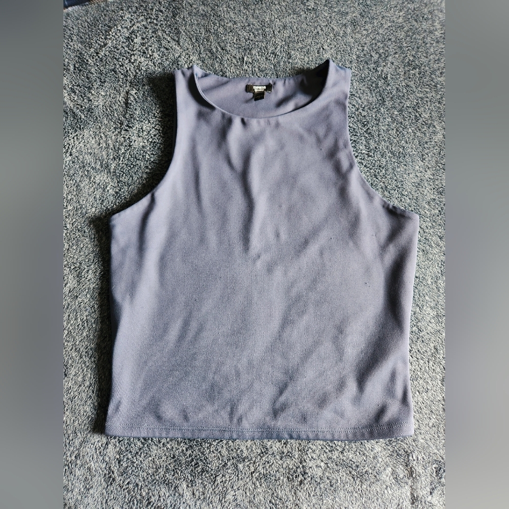 Express Women's Sleeveless Blue Tank Top
